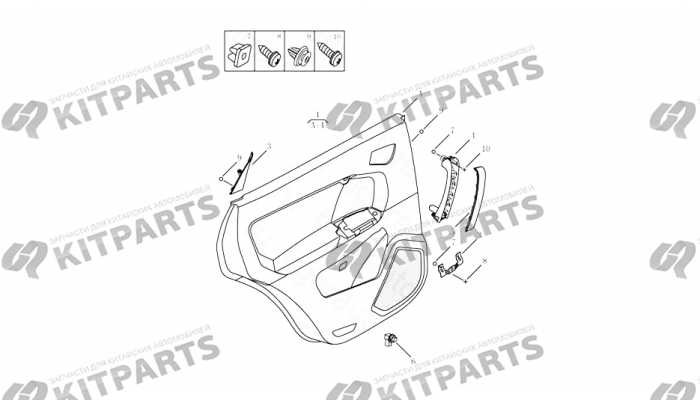 INTERIOR TRIM,REAR DOOR# Geely Emgrand X7