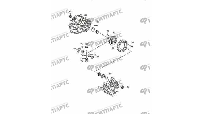 (MT) differential mechanism sub-assembly FAW