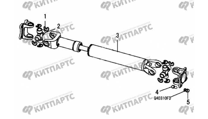 Вал карданный передний Great Wall Wingle 3