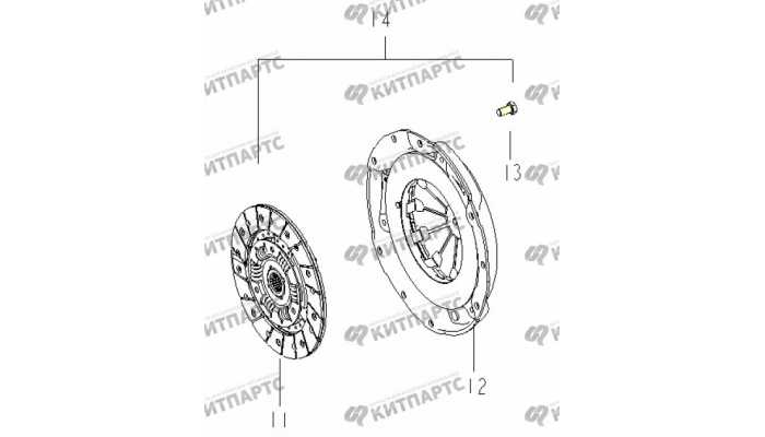 Сцепление Geely Otaka (CK)